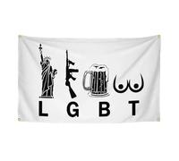 Drapeau de motivation : , bannière Lgbt | Drapeau drôle pour chambre universitaire, chambre d'étudiant ou chambre à coucher et grotte pour homme, Lgbt, drapeau de seins en polyester