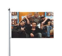 Drapeau de musique de groupe de rue pour garçons - Drapeau imprimé directement sur vêtement - Polyester durable - Motif graphique accrocheur - Bannière double face - 0,9 x 1,5 m