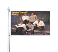 Drapeau de musique de groupe de rue pour garçons - Drapeau imprimé directement sur vêtement - Polyester durable - Motif graphique accrocheur - Bannière double face - 0,9 x 1,5 m