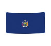 Drapeau de New York - Bannière décorative pour fête d'anniversaire, anniversaire de mariage, mariage - À suspendre à l'intérieur et à l'extérieur