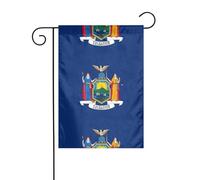 Drapeau de New York imprimé 30,5 x 45,7 cm, drapeau vertical double face, drapeau de jardin décoratif pour intérieur et extérieur