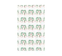 Drapeau de Noël avec mains vertes avec de minuscules empreintes de pas à l'intérieur de la cour, 9,5 x 1,5 m, bannière de vœux avec œillets pour décoration d'intérieur ou d'extérieur