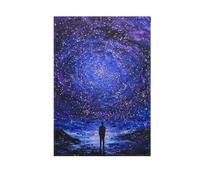 Drapeau de Noël étoilé de minuit pour décoration extérieure - 71,1 x 101,6 cm - Double face