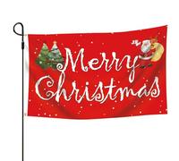 Drapeau de Noël joyeux 0,9 x 1,5 m - Drapeau décoratif pour la maison, la rue, les propriétaires de maison, la chambre à coucher, les balcons, les vérandas, les dortoirs, les murs, les chambres, les