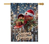 Drapeau de Noël pour boîte aux lettres 71 x 101 cm