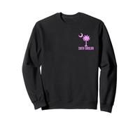Drapeau de Palmier de la Caroline du Sud SC Cresent Moon Sweatshirt