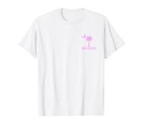 Drapeau de Palmier de la Caroline du Sud SC Cresent Moon T-Shirt Graphique avec Valeur, Homme, Blanc, L