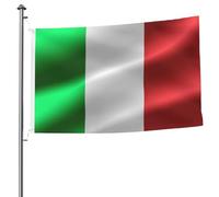 Drapeau de parade italien, résistant à la décoloration, pour l'extérieur du dortoir - Séchage rapide, couleurs vives, drapeaux printemps-été, œillets renforcés
