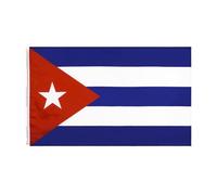 Drapeau De Pays Pour Cuba - Bannière Extérieure Robuste De 0,9 X 1,5 M, Équipement Visible Réversible Double Face, Œillets En Laiton Résistant Aux UV, Outil D'extrémité De Mouche À Quatre Coutures | P