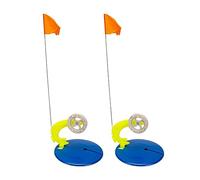 Drapeau de pêche sur glace,drapeaux de pêche d'hiver, 2X Drapeau de suivi de la pêche sur glace, Indicateur de pêche d'hiver Portable, planche de pêche automatique pour les amateurs de pêche sur glace