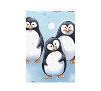 Drapeau de pingouins mignons de 6,1 x 0,9 m, drapeau de vacances double face avec œillets verticaux, drapeaux de cour pour décoration extérieure, maison, jardin, bannière de vacances