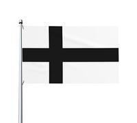 Drapeau de Pirate 90X150cm, Chevaliers teutoniques Personnalisé Drapeaux avec œillets Bannière Extérieure pour Décorations Célébration Bar