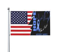 Drapeau de Pirate 90X150cm, Espoir pour une prise de conscience et l'Amérique Décoratifs Drapeaux Personnalisé Bannière Extérieure pour Fête Extérieur Balcon