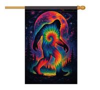 Drapeau De Pirate Galaxie Psychédélique Extraterrestre Drapeaux Double Couture Avec Œillets Bunting Pour Manif Bar Restaurant 70X102Cm