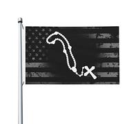 Drapeau De Pirate Personnalisé Drapeaux Rosaire Catholique Résistant À La Décoloration Bruant Pour Célébration Décorations Maison 90X150Cm