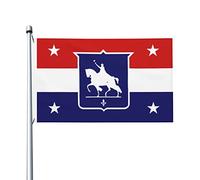 Drapeau De Pirate Renforcé, Drapeau De Saint-Louis, Missouri (1946-1964) Avec Œillets Bruant Pour Décoration Manif Drapeaux 90X150Cm