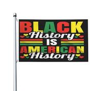 Drapeau De Pirate Renforcé Drapeaux L'Histoire Des Noirs Est L'Histoire Américaine Personnalisé Suspendus Fanion Pour Fête Événements Extérieur 90X150Cm