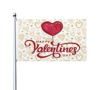 Drapeau De Pirate Renforcé Drapeaux Sucette Rouge Sucrée Bonne Fête De L'Amour Personnalisé Bruant Pour Événements Bar Manif 90X150Cm