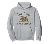 Drapeau de Plage Los Osos California Bear Surf CA Vintage Sweat à Capuche