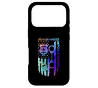 Drapeau de Police Patriotique USA Law Enforcement Coque pour iPhone 17 Pro