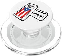 Drapeau de Porto Rico - Joueur de Dominos Porto Rico PopSockets PopGrip pour MagSafe