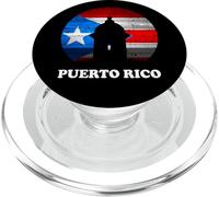 Drapeau de Porto Rico Sun Beach avec El Morro Puerto Rico PopSockets PopGrip pour MagSafe
