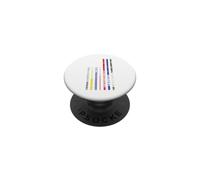 Drapeau de première Intervention en Ligne Fine pour infirmière et Police PopSockets PopGrip Adhésif