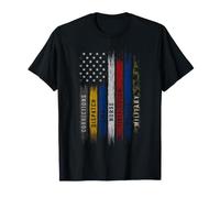 Drapeau de première Intervention pour infirmière, Police, Militaire T-Shirt