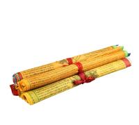 Drapeau de prière tibétaine - 10x6 pouces 20 pièces, bannière bouddhiste zen avec tara mantra | bannière de méditation bouddhiste, art tibétain prière décorations de paix pour la méditation cour