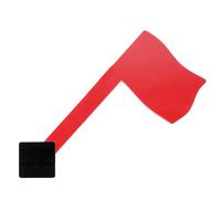 Drapeau de rechange pour boîte aux lettres | Kit de réparation extérieur rouge | Antirouille, facile à installer, drapeaux pour toutes les surfaces, accessoire de boîte aux lettres durable résistant