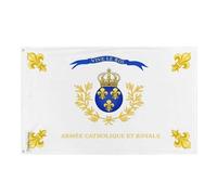 Drapeau de régiment vendé Plusieurs Tailles en Polyester en Polyester 40x60cm 1. Aucun œillets