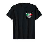 Drapeau de Rome Italie Souvenir 2025 Jubilé (Poche et Dos) T-Shirt