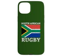Drapeau de Rugby sud-Africain Vieilli Coque pour iPhone 15 Plus