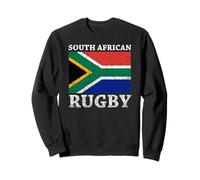 Drapeau de Rugby sud-Africain Vieilli Sweatshirt