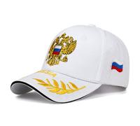 Drapeau De Russie Casquette De Baseball Armoiries De L'aigle Impérial À Deux Têtes Brodé Chapeau De Unisexe Casquette Sport