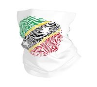 Drapeau De Saint-Kitts-Et-Nevis (Adn) Unisexe Echarpe Tête Pirate Anti-Solaire Tube Bandeaux Respirant Décoration Faciale pour Randonnée Yoga Motorcycle