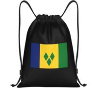 Drapeau De Saint-Vincent-Et-Les-Grenadines Homme Femme Gym Sack Résistant Sacs De Gym Réglable Sac À Dos À Cordon Pour Voyage Piscine Yoga