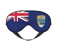Drapeau de Sainte-Hélène 4 Drapeau de Sainte-Hélène Masques de sommeil Sangle réglable Masque pour les yeux doux pour femmes Hommes Voyage Travail Maison