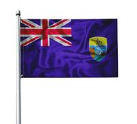 Drapeau De Sainte-Hélène Drapeaux De Jardin Avec Œillets Drapeau De Jardin Drôle Bannière Pour Extérieure Porche Pelouse 90X150Cm