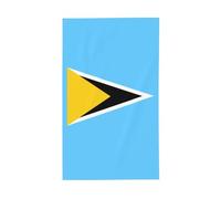 Drapeau de Sainte-Lucie pour maison de cour, bannière de vœux de saison avec œillets pour intérieur et extérieur, décoration de la maison 0,9 x 1,5 m