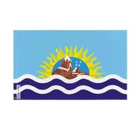 Drapeau de Santa Cruz Plusieurs Tailles en Polyester 60x240cm 5. 1 œillet chaque coin