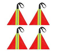 Drapeau de sécurité kayak Imperméable Et Résistant À La Déchirure | Drapeau d'alerte rouge réfléchissant de remorquage pour femmes adultes, canoës, bateaux, remorquage, camions, voitures,