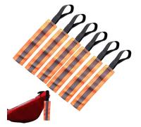 Drapeau De Sécurité Pour Kayak, Drapeau De Sécurité Voyage Pour Kayak Et Canoë, 6 Pièces Kit Réfléchissant avec Sangle pour Améliorer la Visibilité pendant les Déplacements en Canoë Motocyclette Vélo