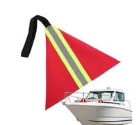 Drapeau de sécurité pour kayak - Résistant à la déchirure - Réfléchissant | Drapeau de voyage de sécurité pour kayak, bateau, voyage, camion, remorquage, sports de plein air