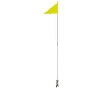 Drapeau de sécurité pour vélo et remorque ( Jaune )