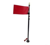 Drapeau de sécurité réglable avec lumière de 19 W pour kayak essentiel pour la sécurité de la navigation de nuit