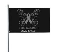 Drapeau de sensibilisation au cancer du cerveau 3 x 5 pieds Bannière Affiche Toile de fond décorative Décoration murale Polyester S'applique au jardin Cour Maison Dindoor Extérieur