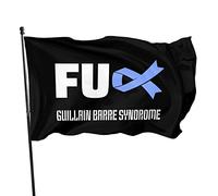 Drapeau de sensibilisation au syndrome de Fuck Guillain Barre, 3x5 pieds, couleurs vives et résistant aux UV, bannières murales pour l'extérieur et l'intérieur