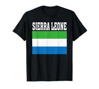 Drapeau de Sierra Leone - Souvenir Patriotique des Racines nationales T-Shirt