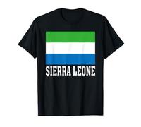 Drapeau de Sierra Leone - Souvenir Patriotique des Racines nationales T-Shirt